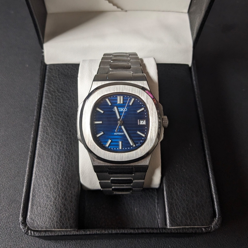 Custom Build "Seikonaut" with Blue Dial